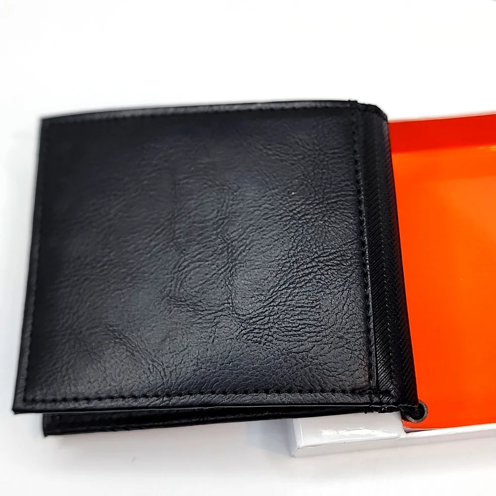 DOCKERS HANDCRAFTED MENS BLACK WALLET